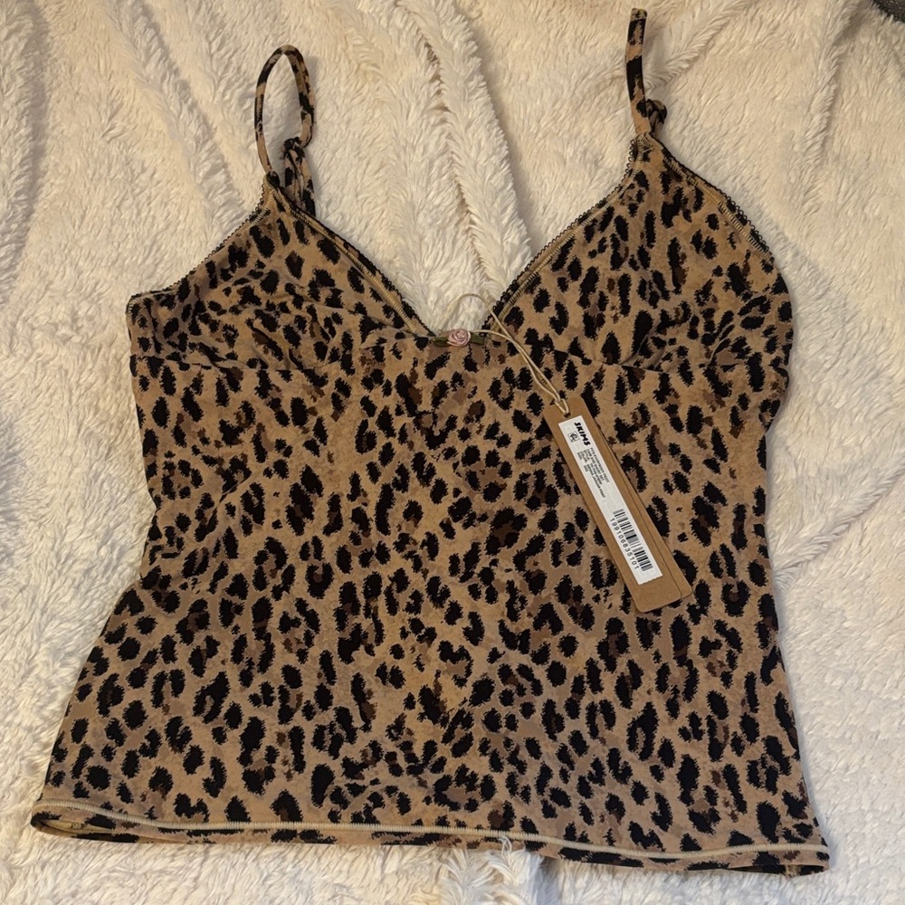 🖤🤎SKIMS🤎🖤 Sienna Jaguar Camisole top only NWT